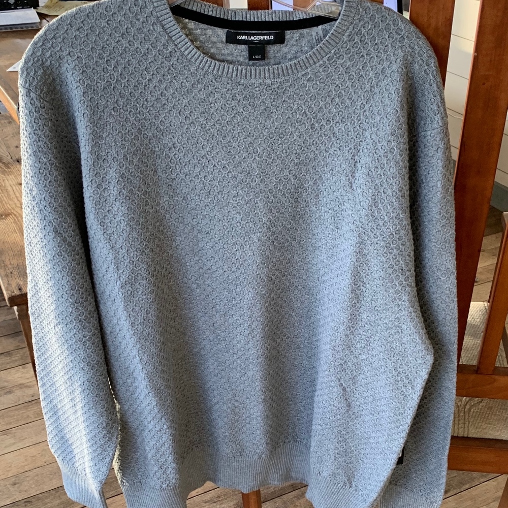 Karl Lagerfeld Men's Cotton Sweater